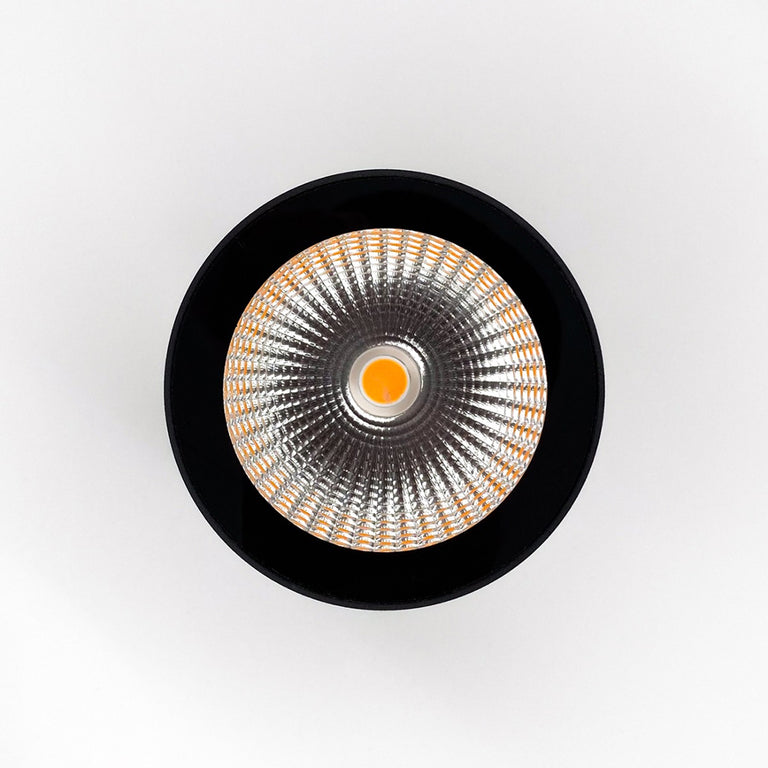 Arena 20W LED Dimmable High CRI Surface Mounted Downlight Black / Warm White