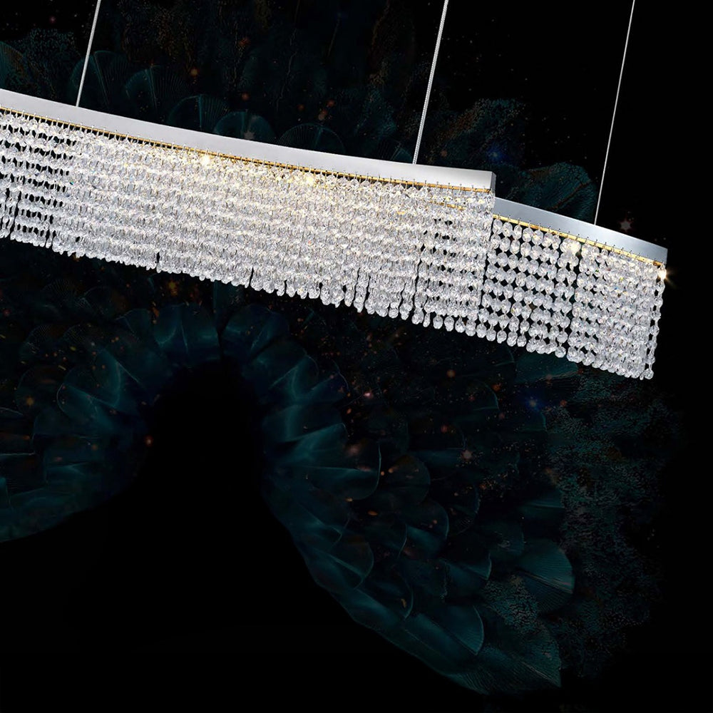 Armani Crystal Linear LED Pendant
