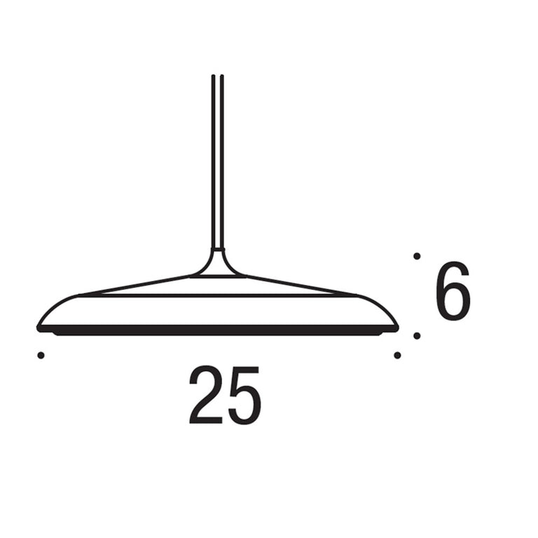 Artist 14W Dimmable LED Pendant Copper / Warm White - 83083030