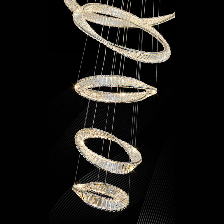Atticus Crystal LED Pendant