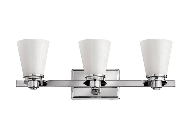 Avon 3 Light Above Mirror Light Polished Chrome - HK/AVON3 BATH