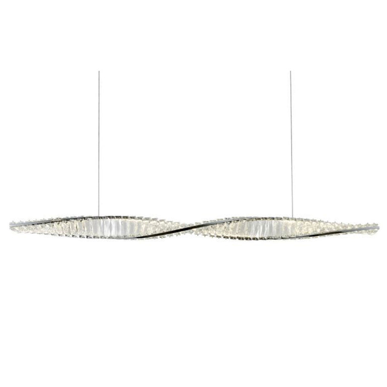 Baldwin Crystal LED Pendant Chrome