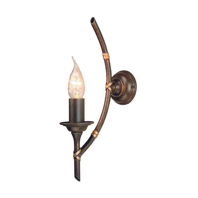 Bamboo 1 Light Wall Light Bronze Patina - BB1-BRZ-PATINA