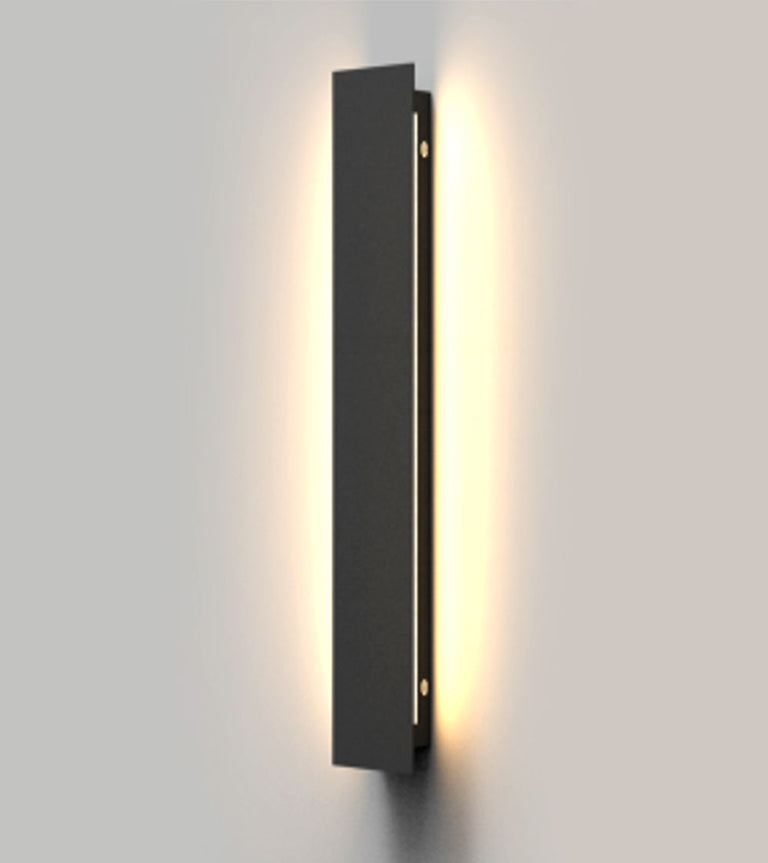 Baxter 22W LED Exterior Wall Light Grey / Warm White