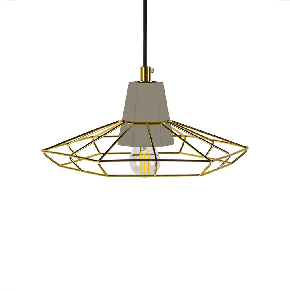 Bazz 5 Pendant Gold