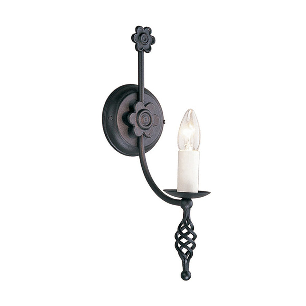 Belfry 1 Light Wall Light Black - BY1-BLACK