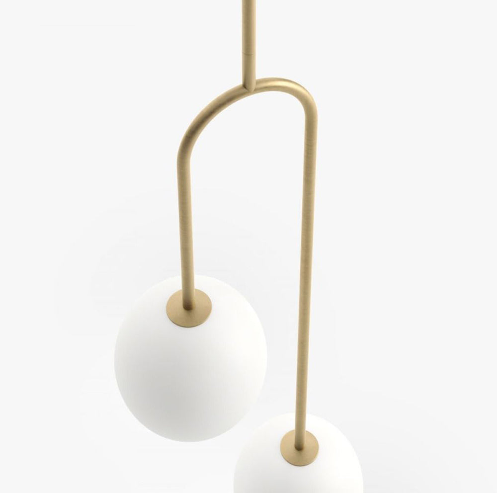 Bella 2 Light Pendant Gold
