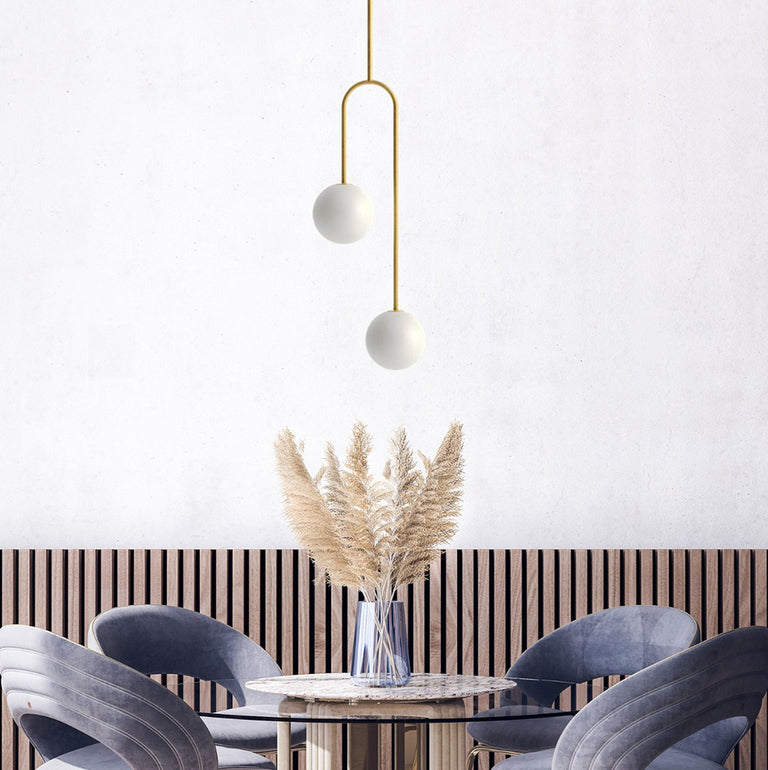Bella 2 Light Pendant Gold