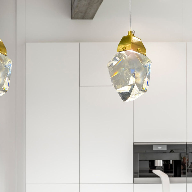 Bianco 1 Light 5W LED Pendant Gold / Warm White