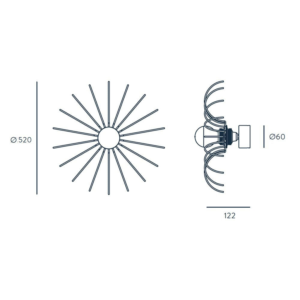 Spider Wall Light Large