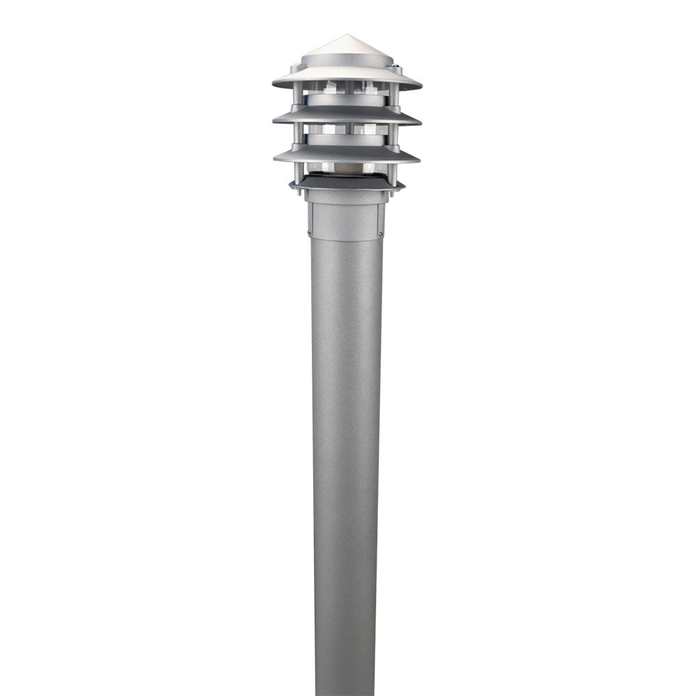 Three Tier Bollard Kit Silver - 10730