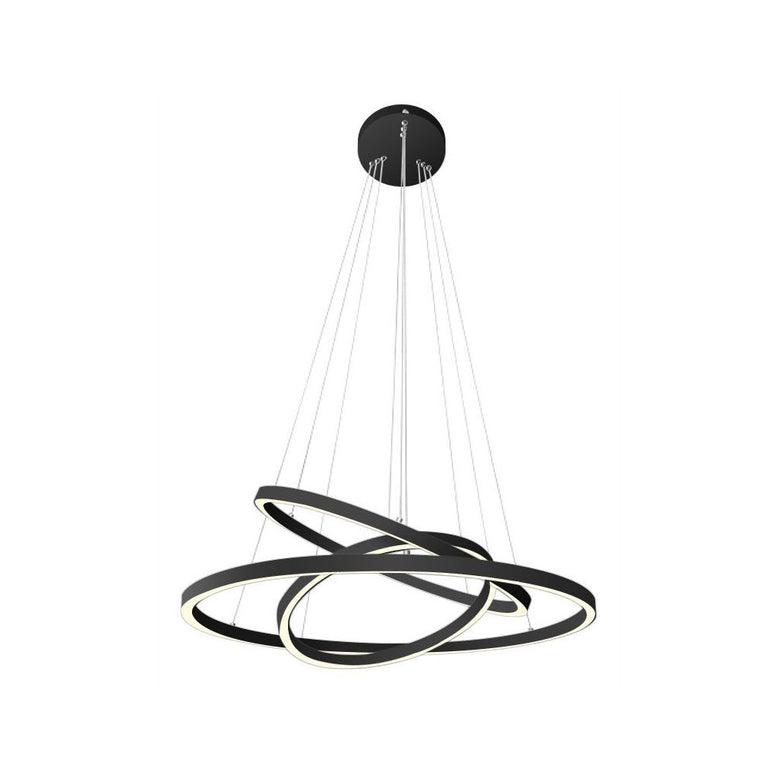 Circle Light LED Down Pendant 80/60/45 Black / Warm White