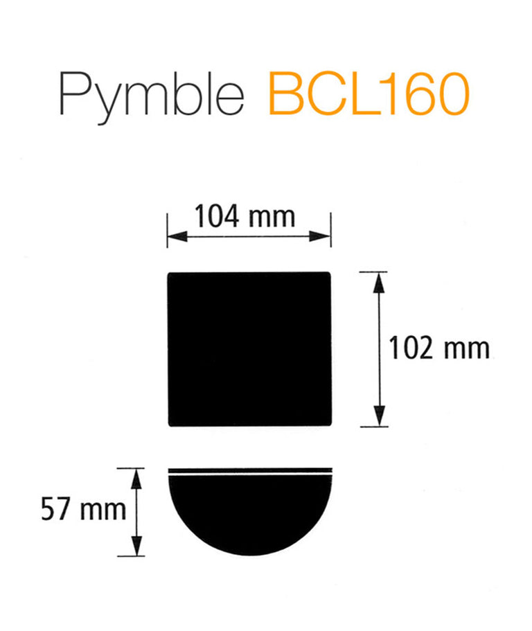 Pymble Surface Mounted Step Light Solid Brass - B-CL160