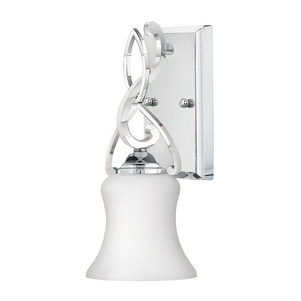 Brooke 1 Light Wall Light Polished Chrome - HK/BROOKE1 BATH