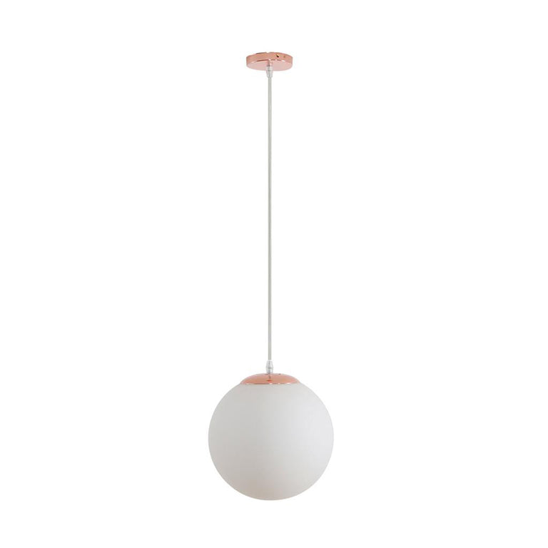 Bubble-250 Opal Glass Pendant Rose Gold - 31475