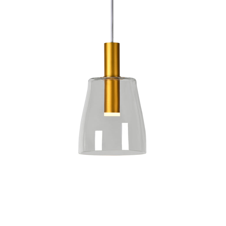 Candle Medium LED Pendant Gold