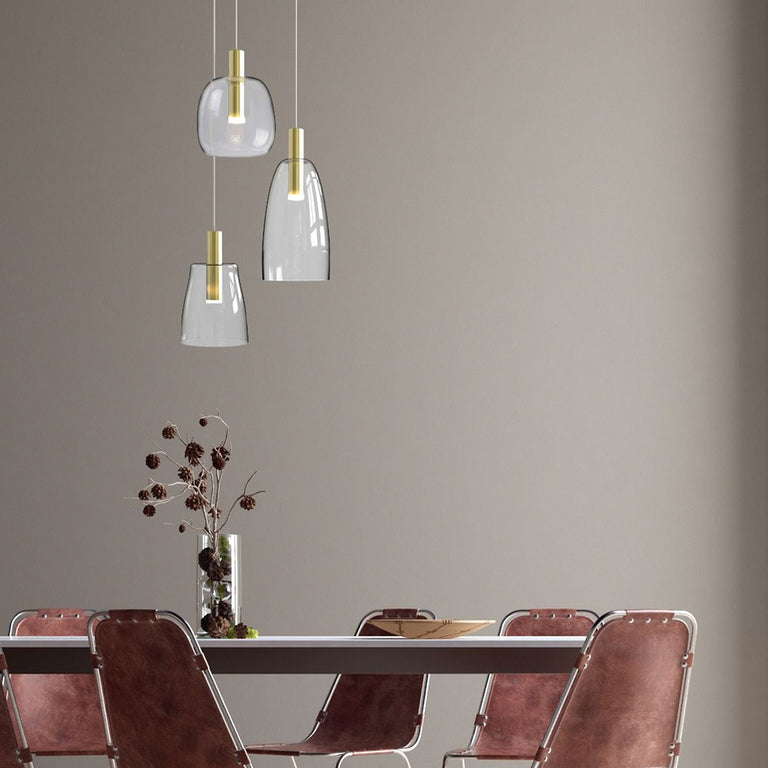 Candle 5W LED Medium Pendant Gold / Warm White