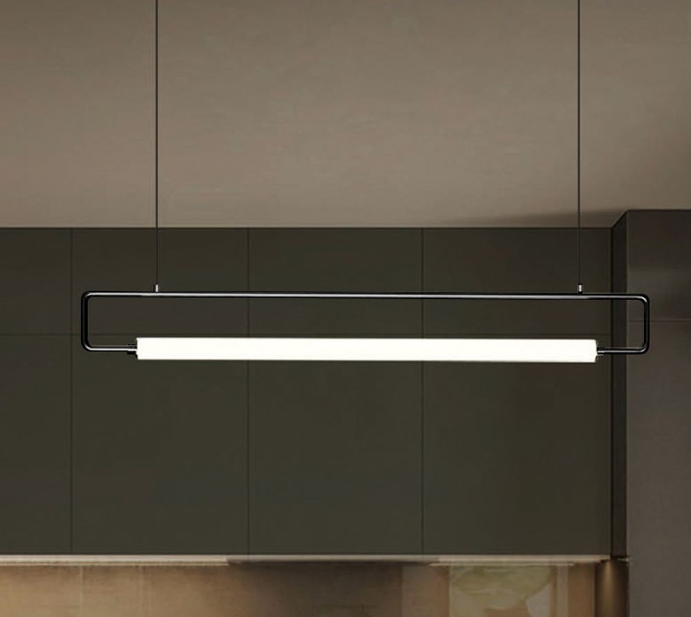 Canon 25W Dimmable LED Pendant Black / Warm White