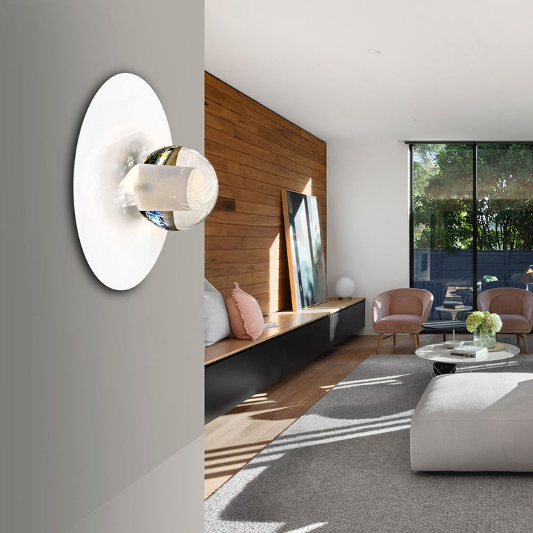 Carmen Wall Light White