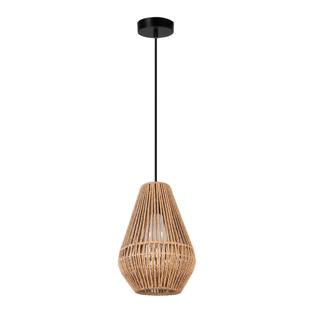 Carter-PDT Paper Rope Small Pendant Natural - 23141