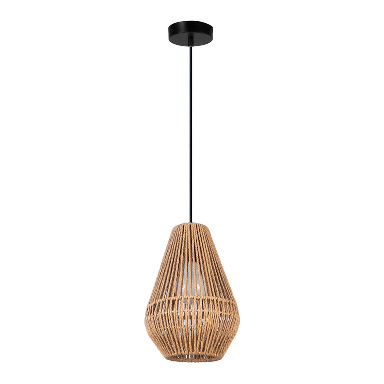 Carter-PDT Paper Rope Small Pendant Natural - 23141
