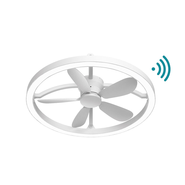 Catalina DC 21" Smart Ceiling Fan With Remote Control + LED Light White - MCDC500W