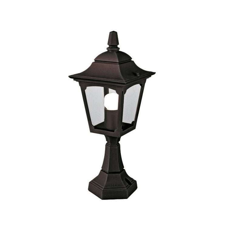 Chapel Mini Pedestal Lantern Black - CPM4-BLACK