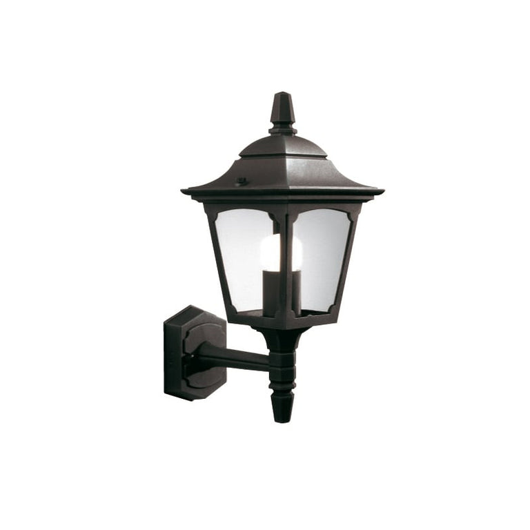 Chapel Mini Up Wall Lantern Black - CPM1-BLACK