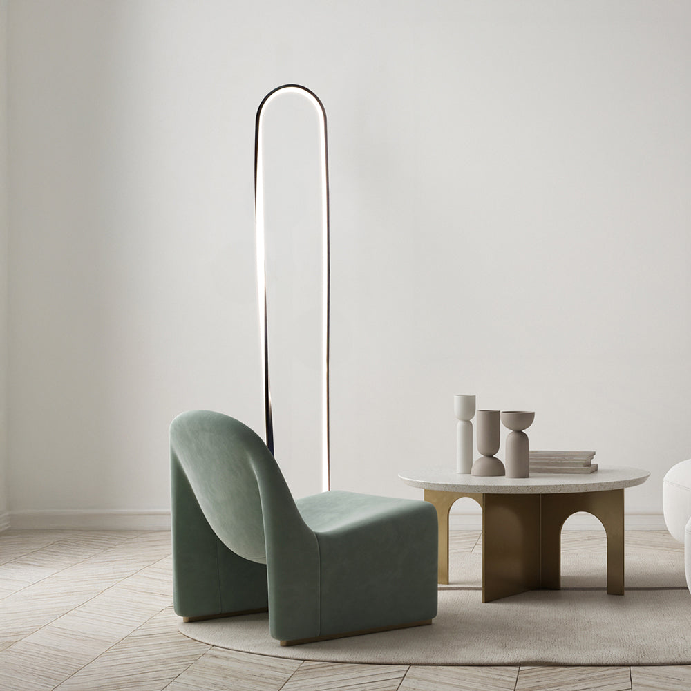Clip LED Floor Lamp Matt Black