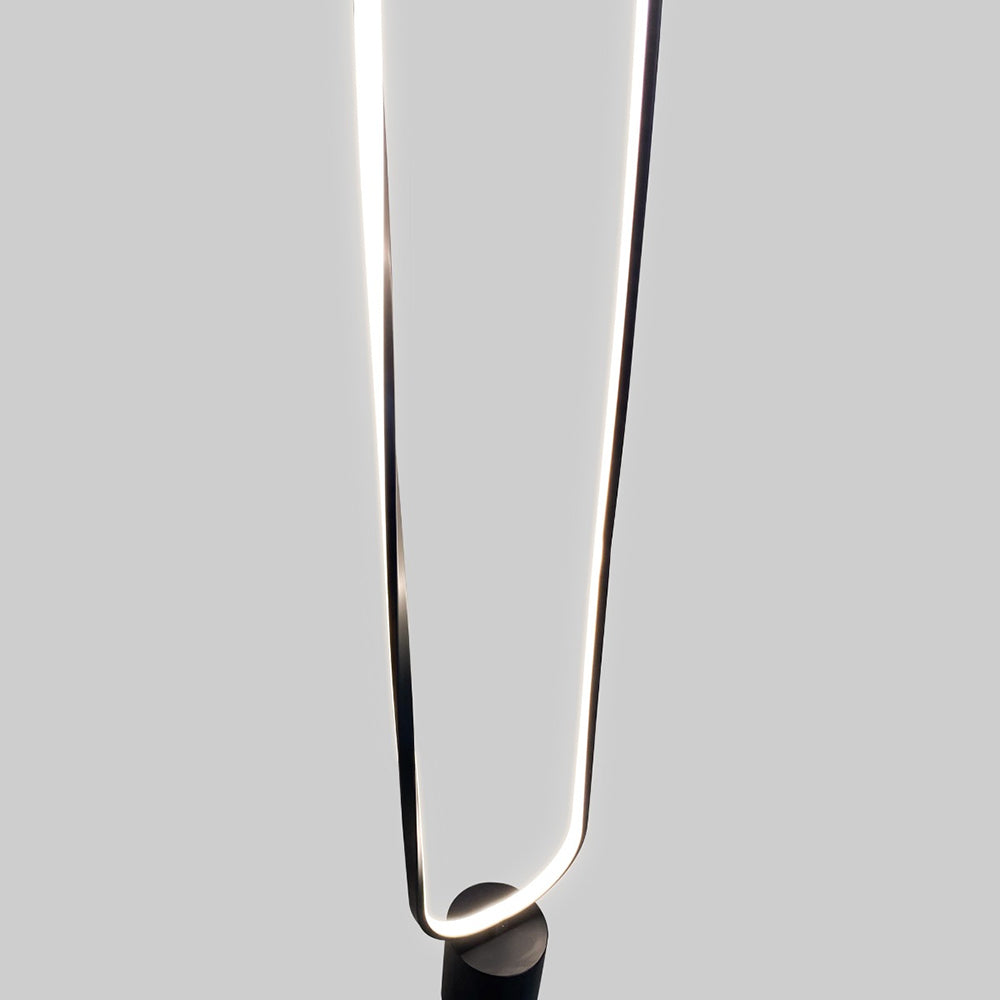Clip LED Floor Lamp Matt Black