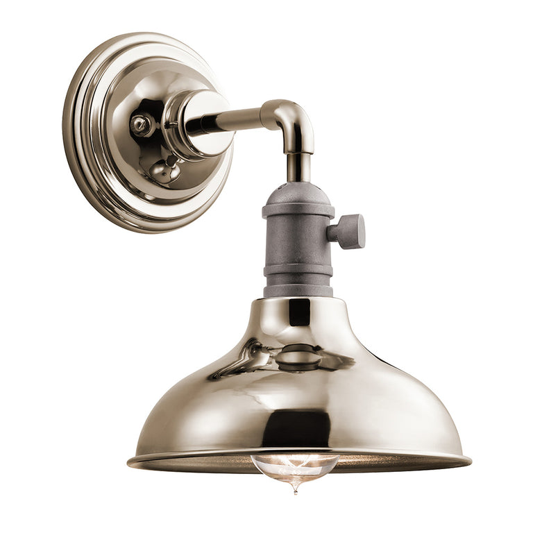 Cobson Wall Light Polished Nickel - KL/COBSON1 PN