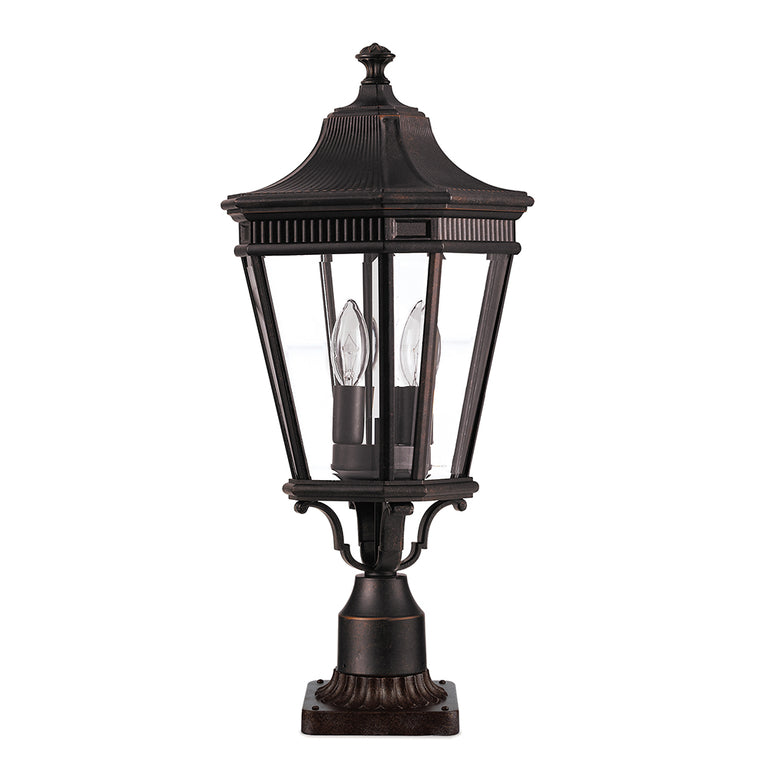 Cotswold Lane Medium Pedestal Grecian Bronze - FE/COTSLN3/M/GB