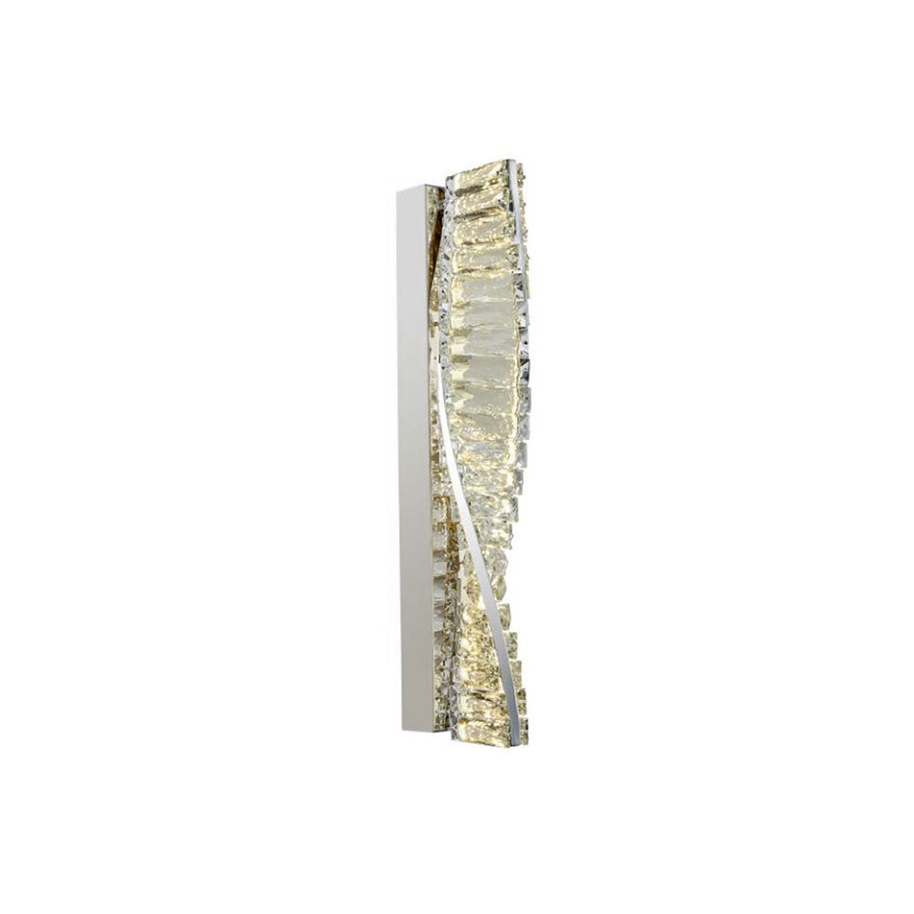 Cyril Crystal LED Wall Light Chrome