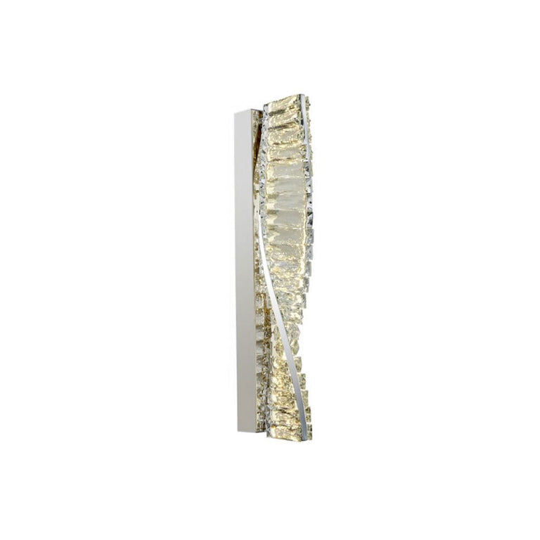 Cyril Crystal LED Wall Light Chrome