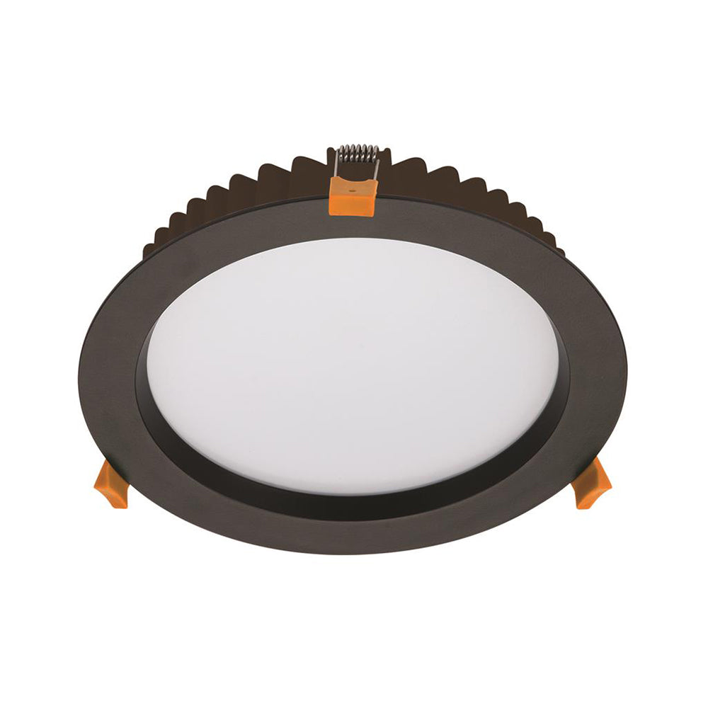 Deco 28W Dimmable LED Downlight Black / Tri Colour - 20435