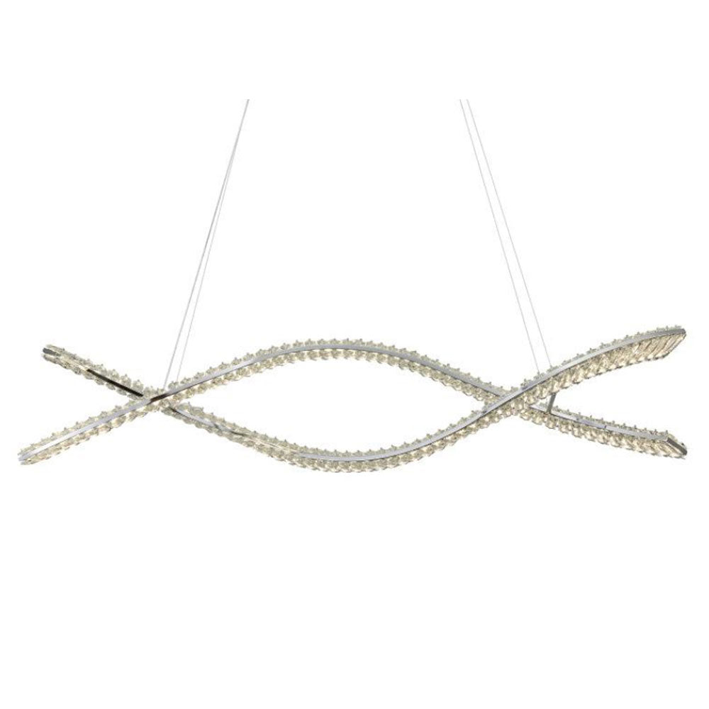 Baldwin Crystal LED Pendant Chrome