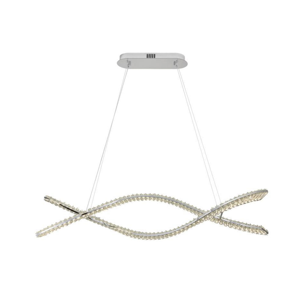 Delphine Crystal LED Pendant