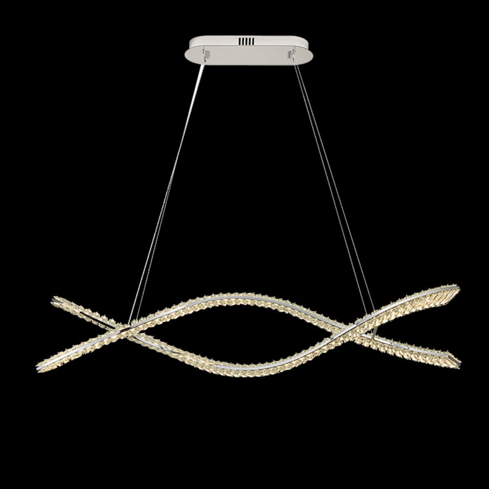 Delphine Crystal LED Pendant