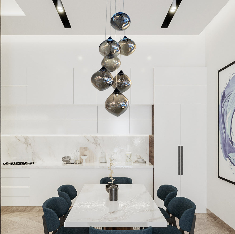 Dime 7 Light LED Pendant