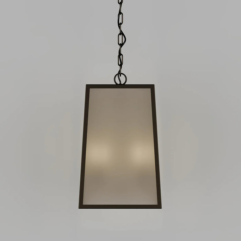 Dover Lantern 2 Light Pendant Old Bronze / Frosted