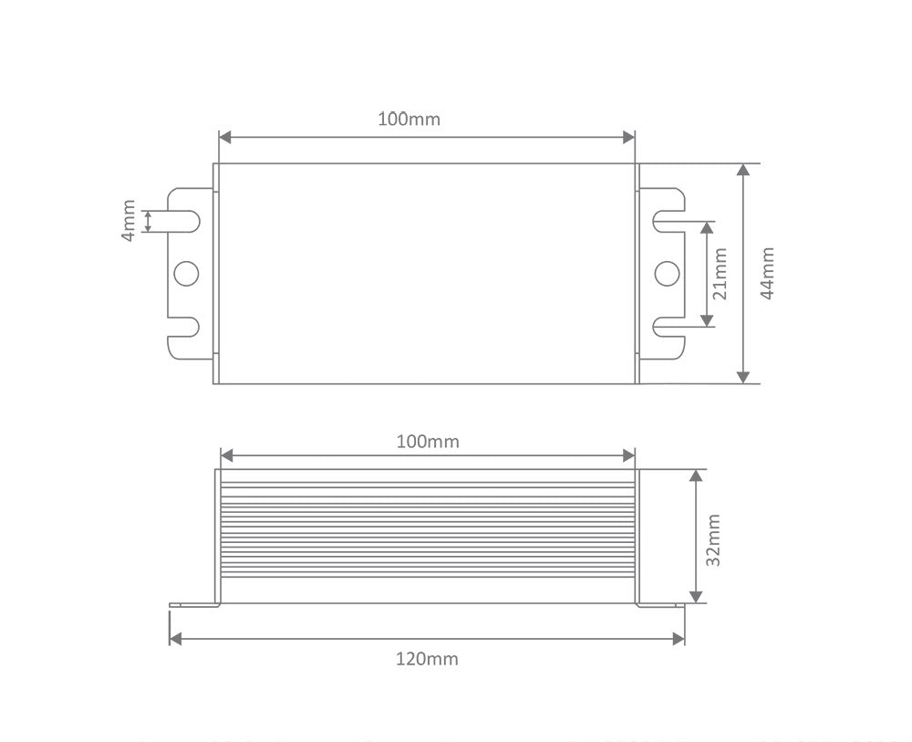 Weatherproof DC Constant Voltage 12V 10W IP67 Driver - 20198