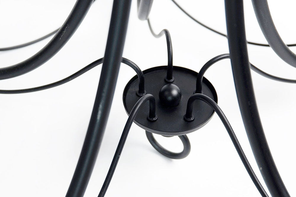 Zanzibar 5 Light Chandelier Black - LL002CH015B