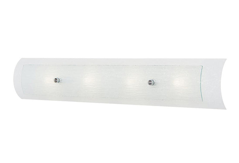 Duet 14W LED Quad Bathroom Wall Light Polished Chrome / Warm White - HK/DUET4 BATH