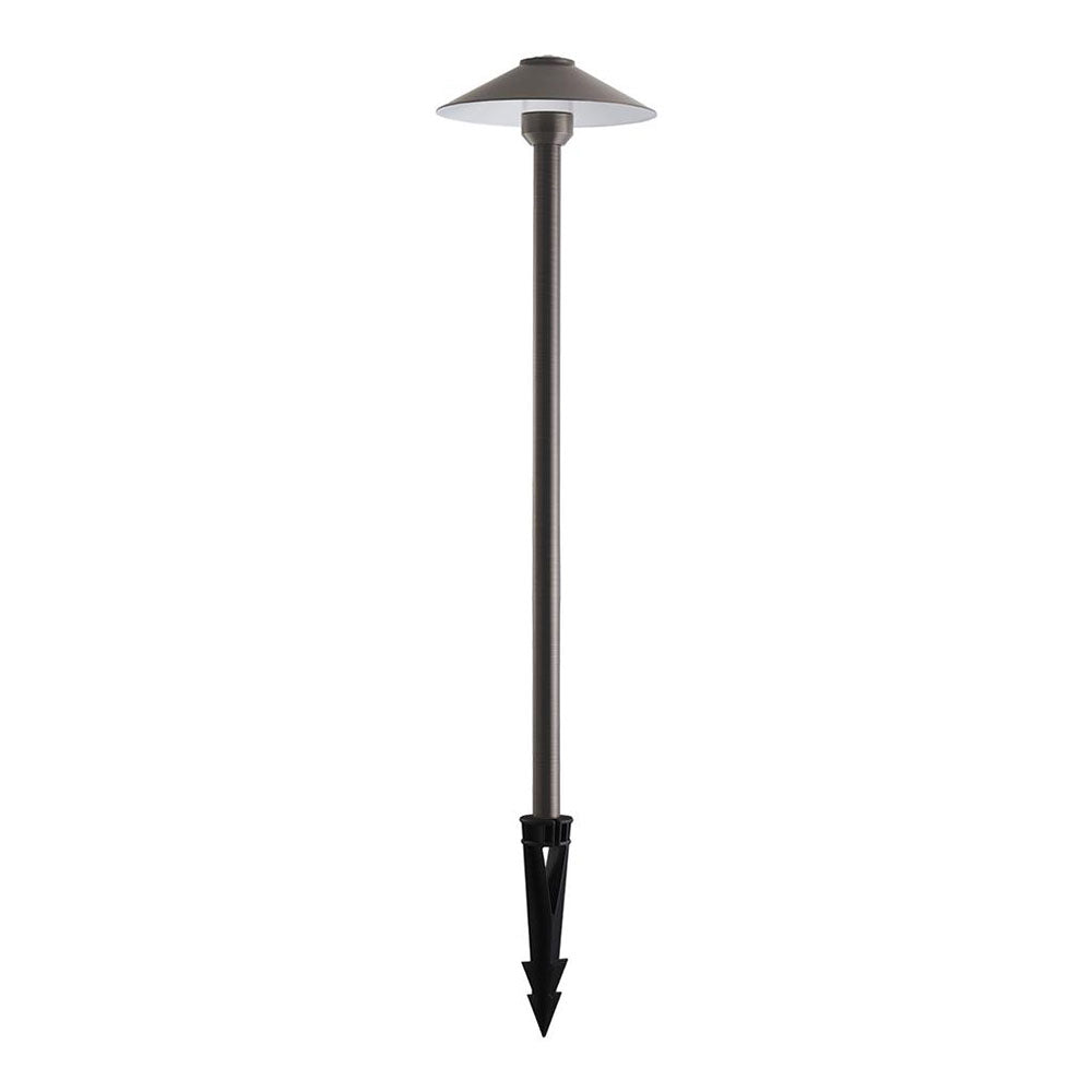 Dusk Large Head 610mm 4W LED 12V DC Path Light Bronze / Tri-Colour - 19106