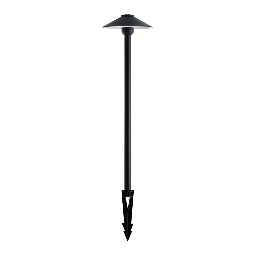 Dusk Large Head 450mm 4W LED 12V DC Path Light Black / Tri-Colour - 19110