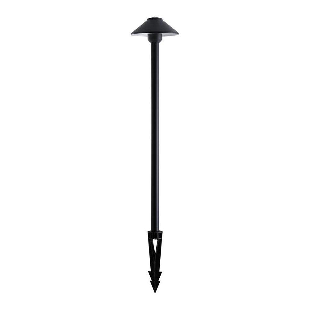Dusk Medium Head 610mm 4W LED 12V DC Path Light Black / Tri-Colour - 19113
