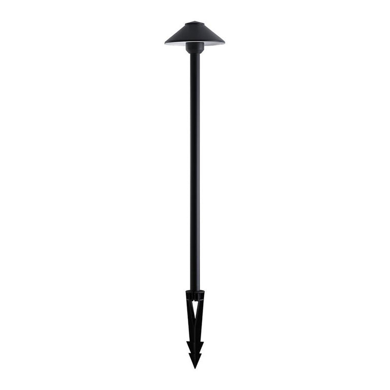 Dusk Medium Head 610mm 4W LED 12V DC Path Light Black / Tri-Colour - 19113