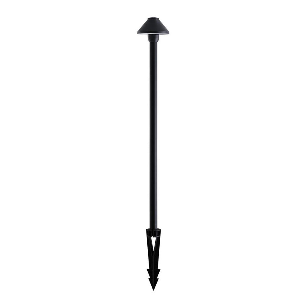 Dusk Small Head 450mm 4W LED 12V DC Path Light Black / Tri-Colour - 19108