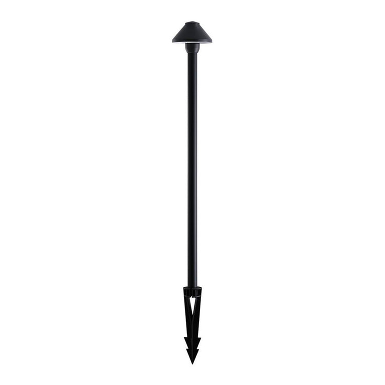 Dusk Small Head 610mm 4W LED 12V DC Path Light Black / Tri-Colour - 19112