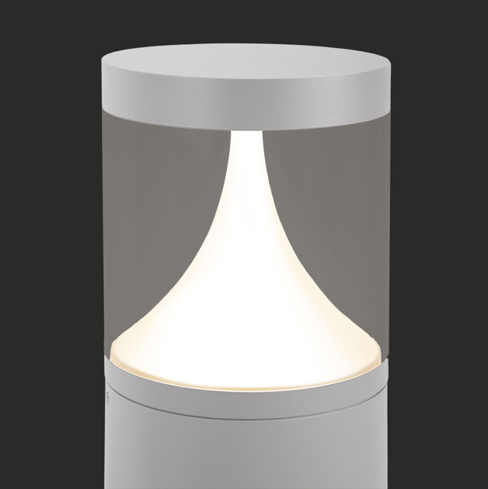 Egersund Large 20.3W LED Bollard Aluminium / Warm White - NLYS.1280AL
